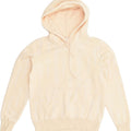 CHAMPION Womens Graphic Hoodie Jumper UK 10 Small Beige Cotton | Vintage Champion | Thrift | Second-Hand Champion | Used Clothing | Messina Hembry 
