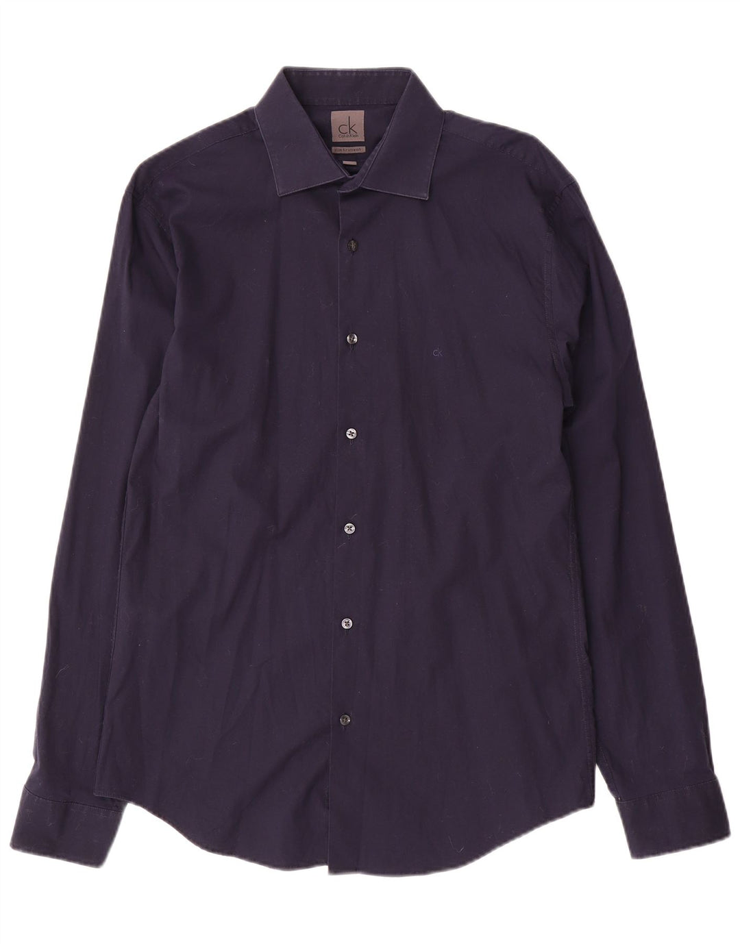 Calvin Klein Ανδρικό πουκάμισο Slim Fit Size 40 15 3/4 Medium Navy Blue