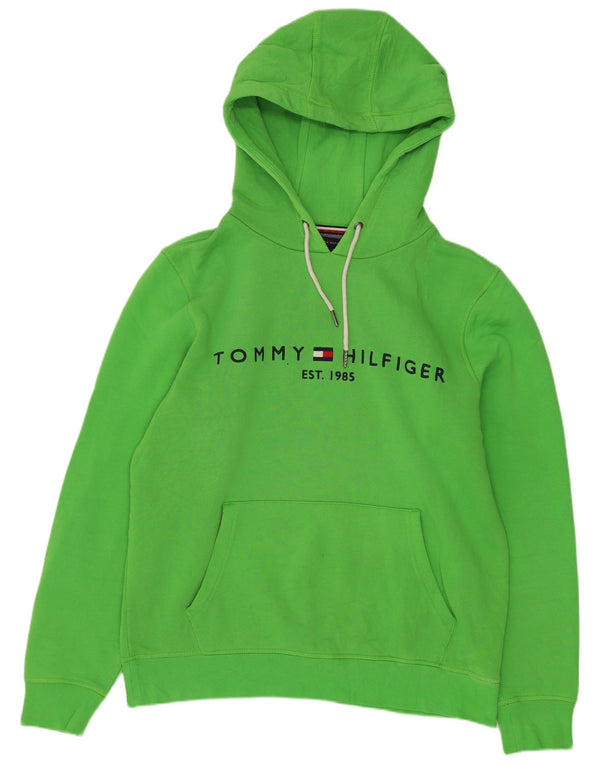 Tommy Hilfiger Ανδρικό γραφικό με κουκούλα, μεσαίο πράσινο βαμβακερό