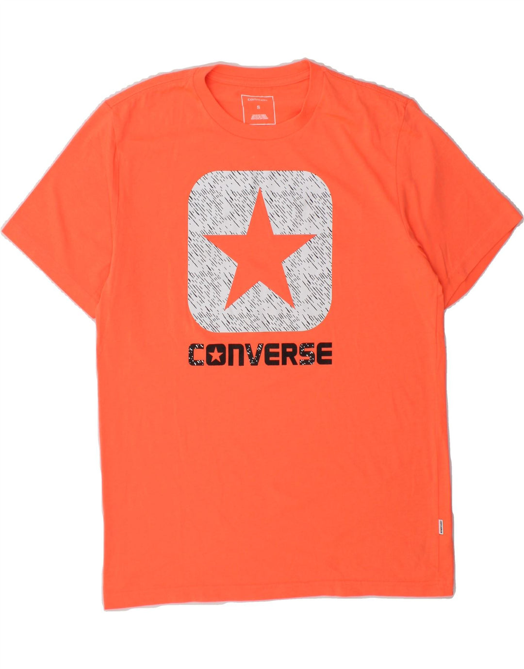 CONVERSE Mens Graphic T-Shirt Top Small Pink Cotton Vintage Converse and Second-Hand Converse from Messina Hembry 
