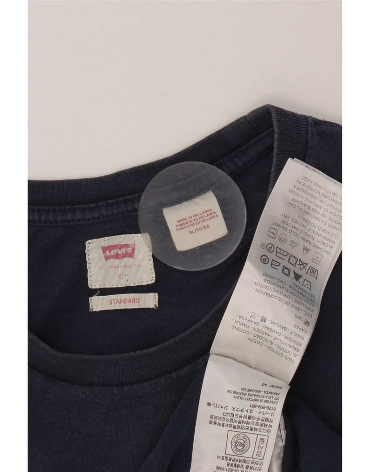 Ανδρικό T-Shirt Levi's Top XL Navy Blue Cotton