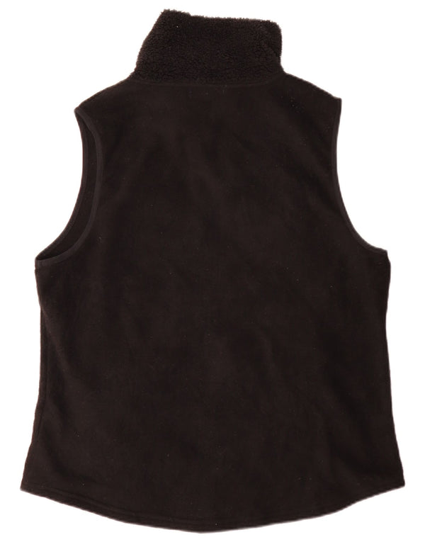 Chaps Womens Fleece Gilet UK 18 XL Μαύρος Πολυεστέρας