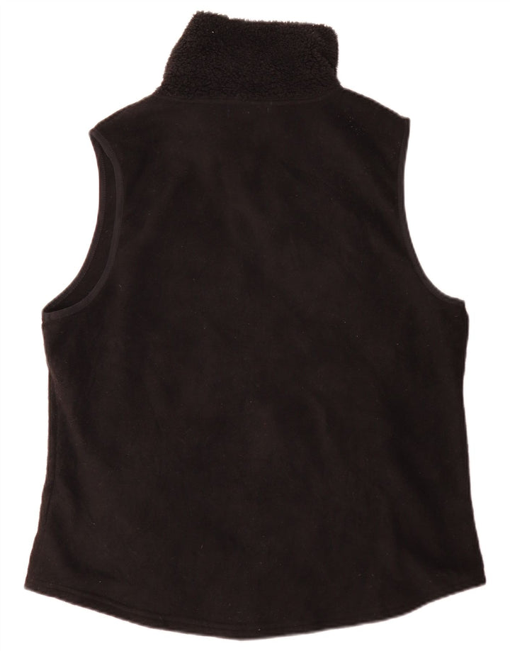 Chaps Womens Fleece Gilet UK 18 XL Μαύρος Πολυεστέρας