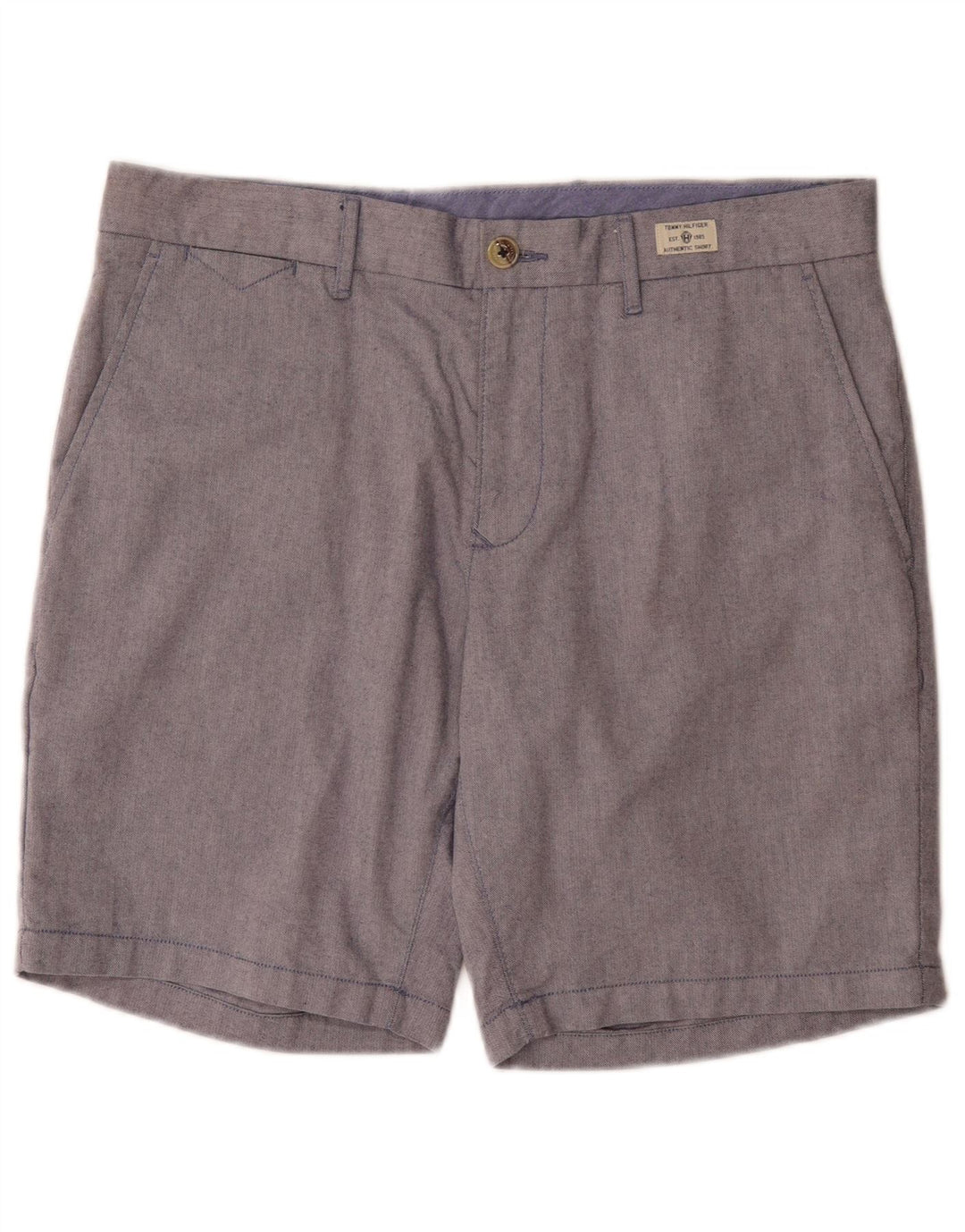 Tommy Hilfiger Ανδρικό κανονικό σορτς Chino W34 μεγάλο μπλε βαμβακερό