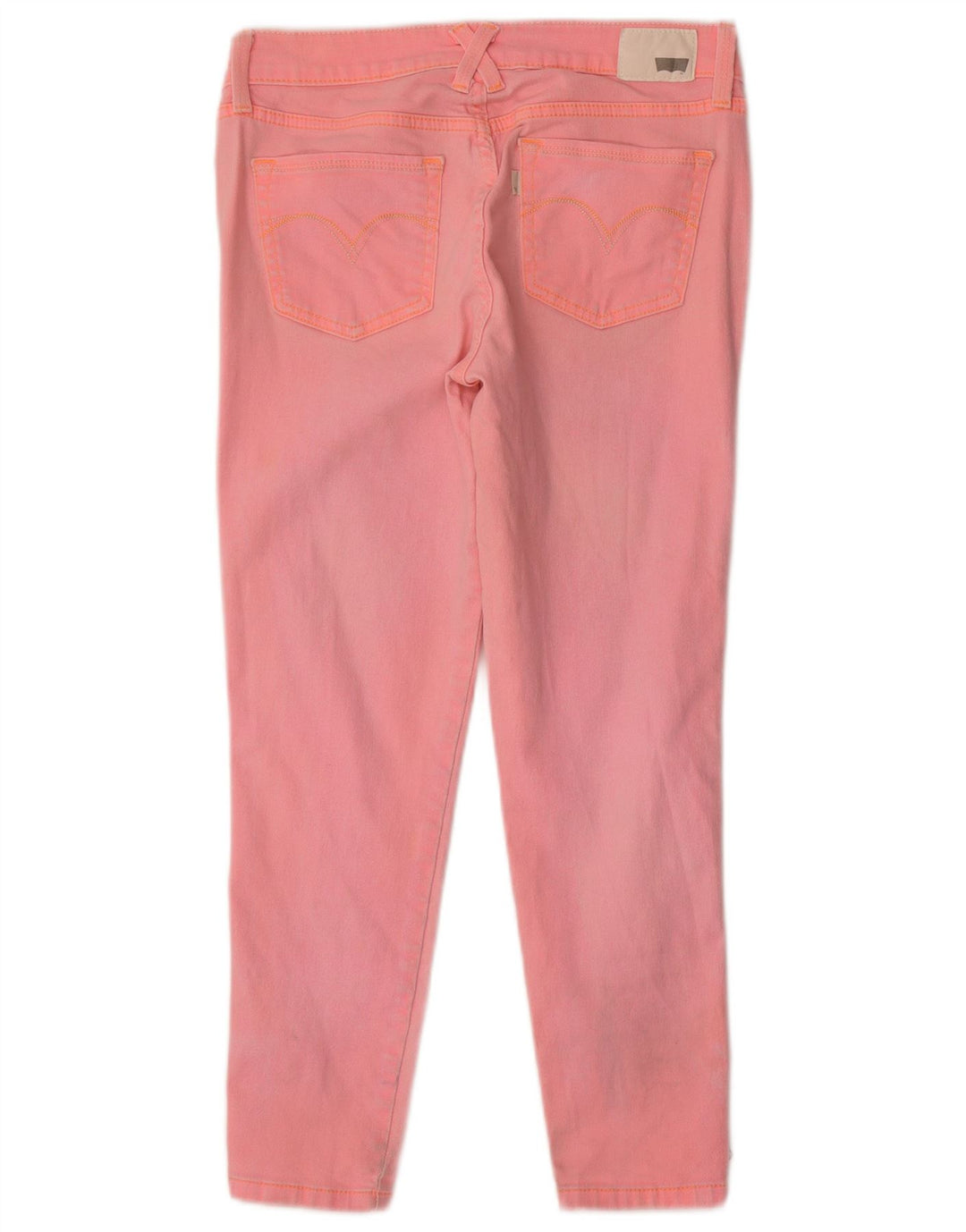 LEVI'S Γυναικείο Crop Legging Skinny Jeans W29 L25 Ροζ βαμβακερό