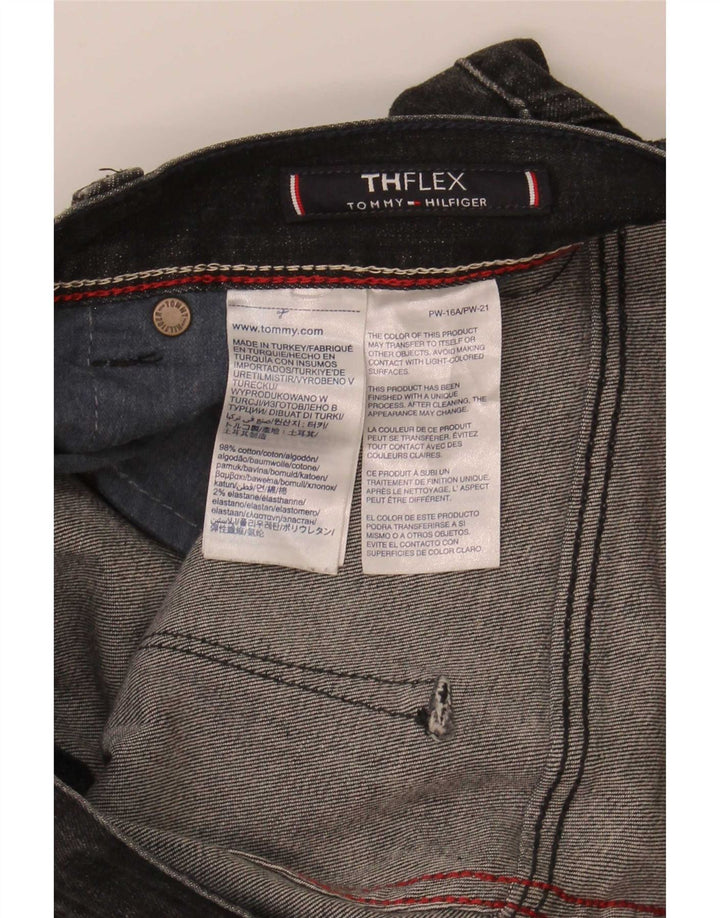 Tommy Hilfiger Ανδρικό Slim Jeans W30 L32 Μαύρο βαμβακερό