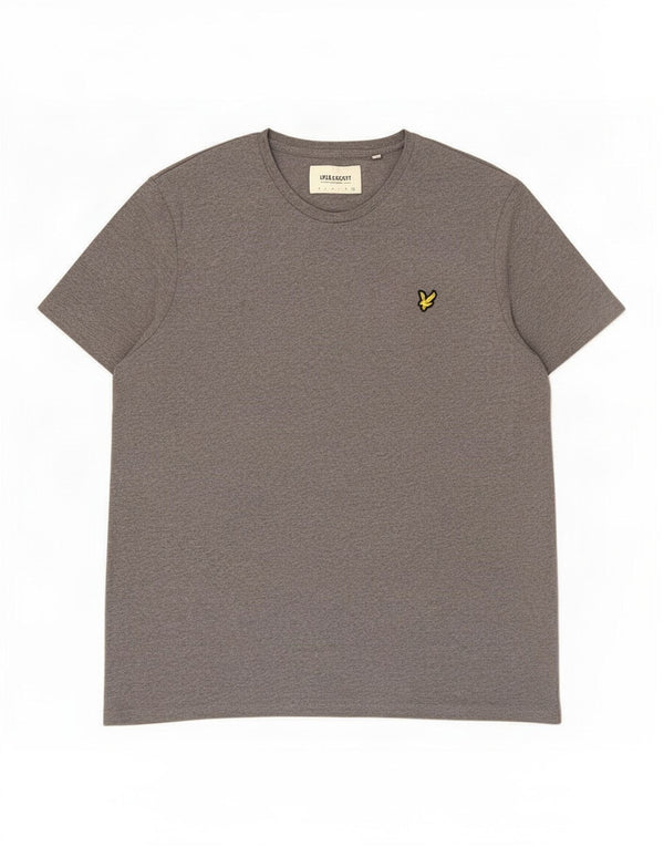 Lyle & Scott Ανδρικό T-Shirt Top 2XL Γκρι βαμβακερό
