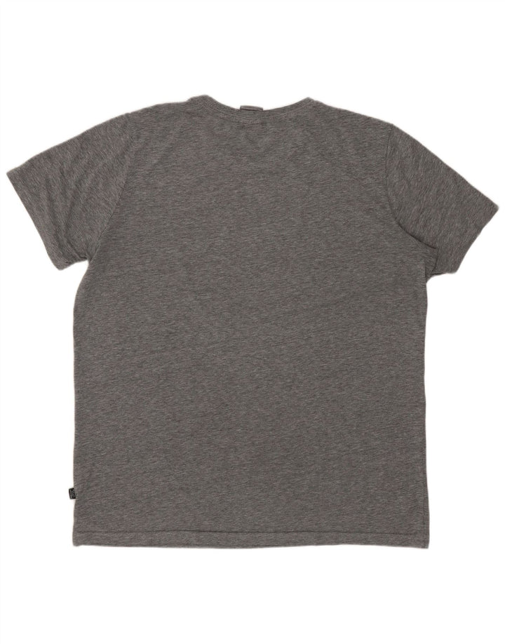 Ανδρικό γραφικό T-Shirt PUMA Τοπ μεσαίου γκρι βαμβακερό