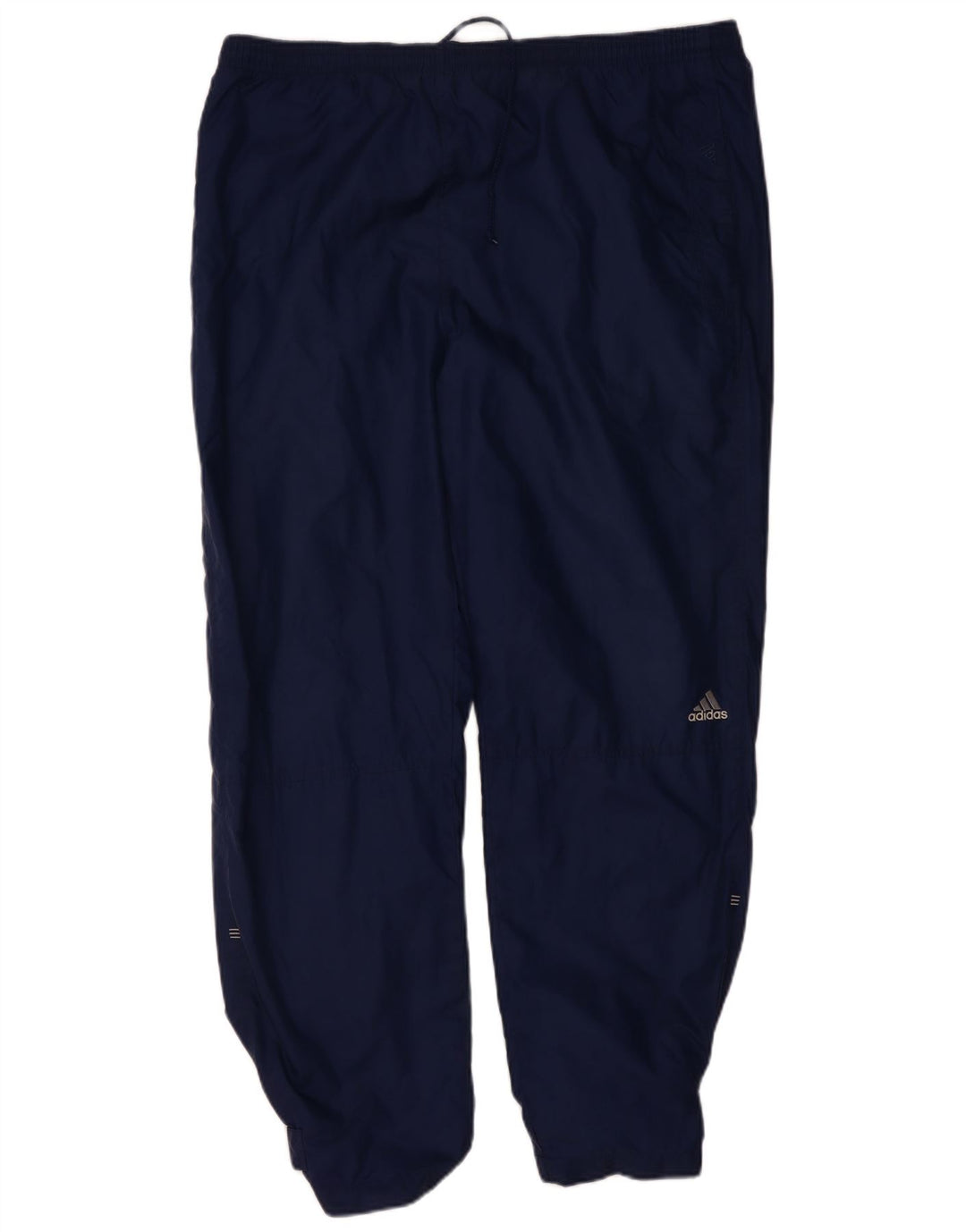 ADIDAS Mens Tracksuit Trousers Joggers Large Navy Blue Polyester