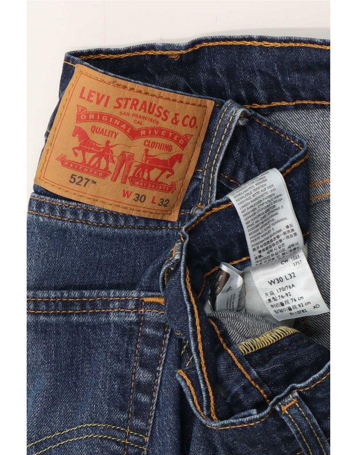 Levi's Mens 527 Bootcut Jeans W30 L32 Μπλε βαμβακερό