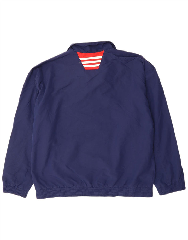 Ανδρική φόρμα Adidas Top Jacket UK 42/44 Large Navy Blue Polyester