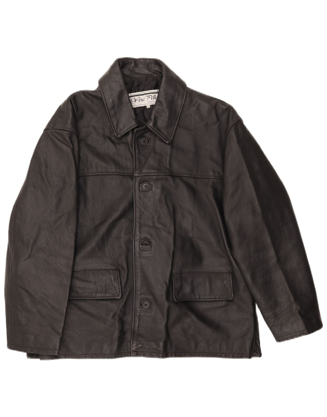 Vintage Ανδρικό Δερμάτινο Μπουφάν IT 50 Large Μαύρο Δερμάτινο