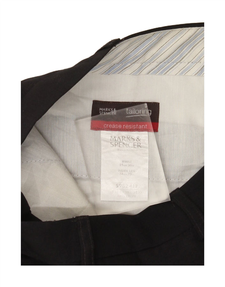 Marks & Spencer Ανδρικό ίσιο παντελόνι W36 L29 Navy Blue