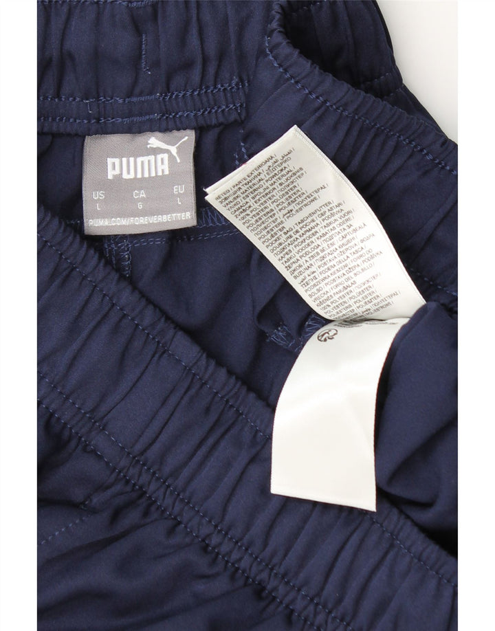 Ανδρικό αθλητικό σορτς Puma μεγάλο μπλε ναυτικό πολυεστέρα