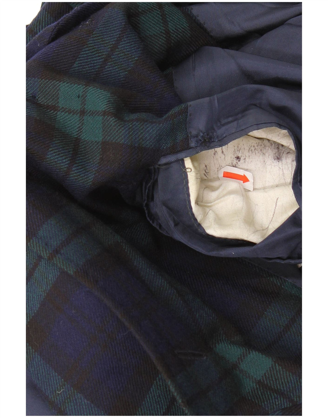 AQUASCUTUM Ανδρικό τζάκετ blazer UK 40 κουμπιών μεγάλο navy blue check