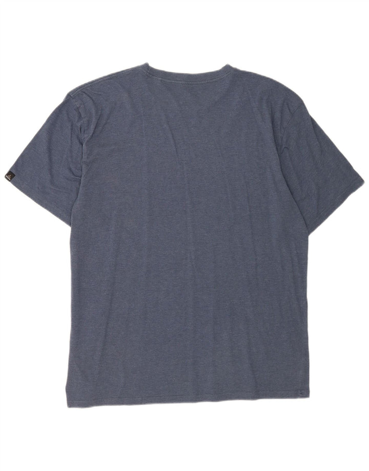 Prana Ανδρικό T-Shirt Top 2XL Navy Blue Flecked