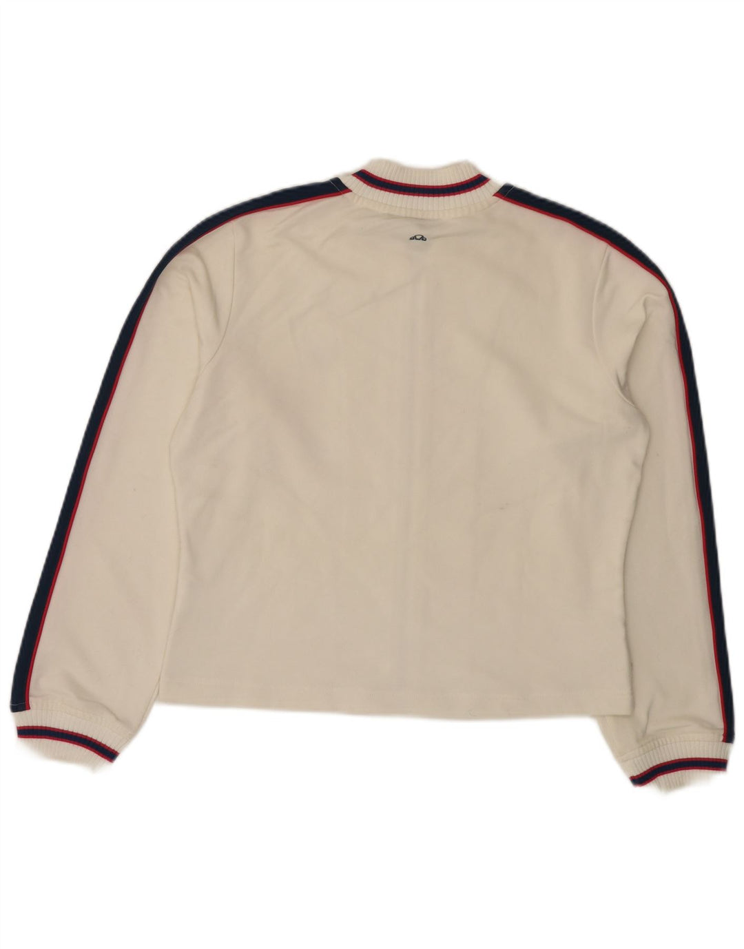 ELLESSE Γυναικεία φόρμα Crop Top Jacket UK 12 Medium Off White Polyester