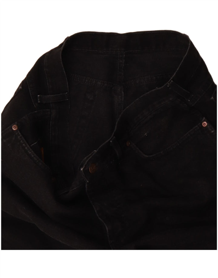 Ανδρικό τζιν Wrangler ίσιο W28 L32 Μαύρο
