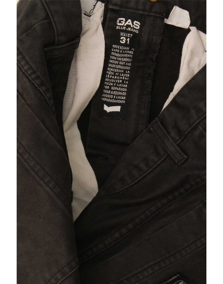 Ανδρικό Gas Bootcut Casual Παντελόνι W31 L32 Μαύρο