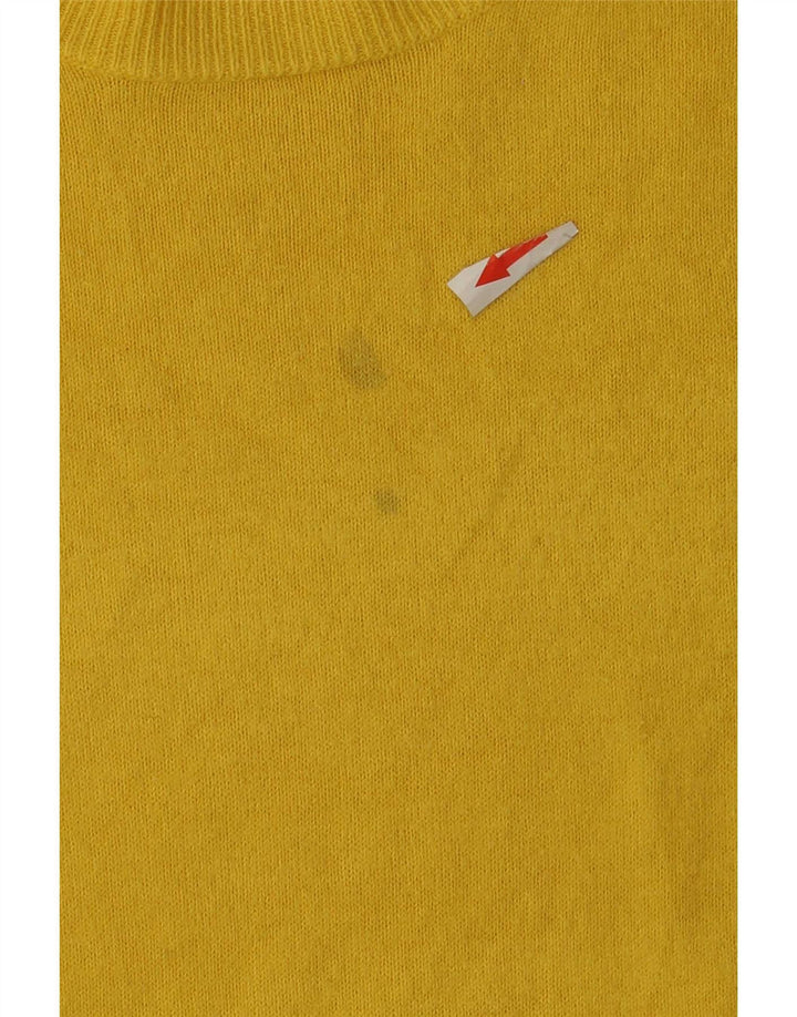Marks & Spencer Γυναικείο πουλόβερ με λαιμόκοψη UK 12 Medium Yellow