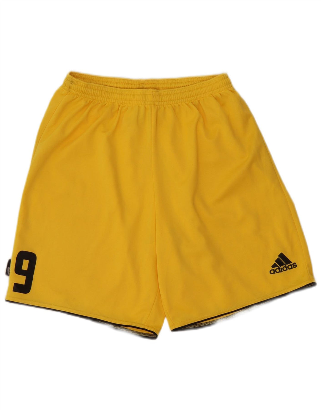 Γραφικό αθλητικό σορτς Adidas Boys 11-12 ετών Μεσαίου κίτρινου πολυεστέρα
