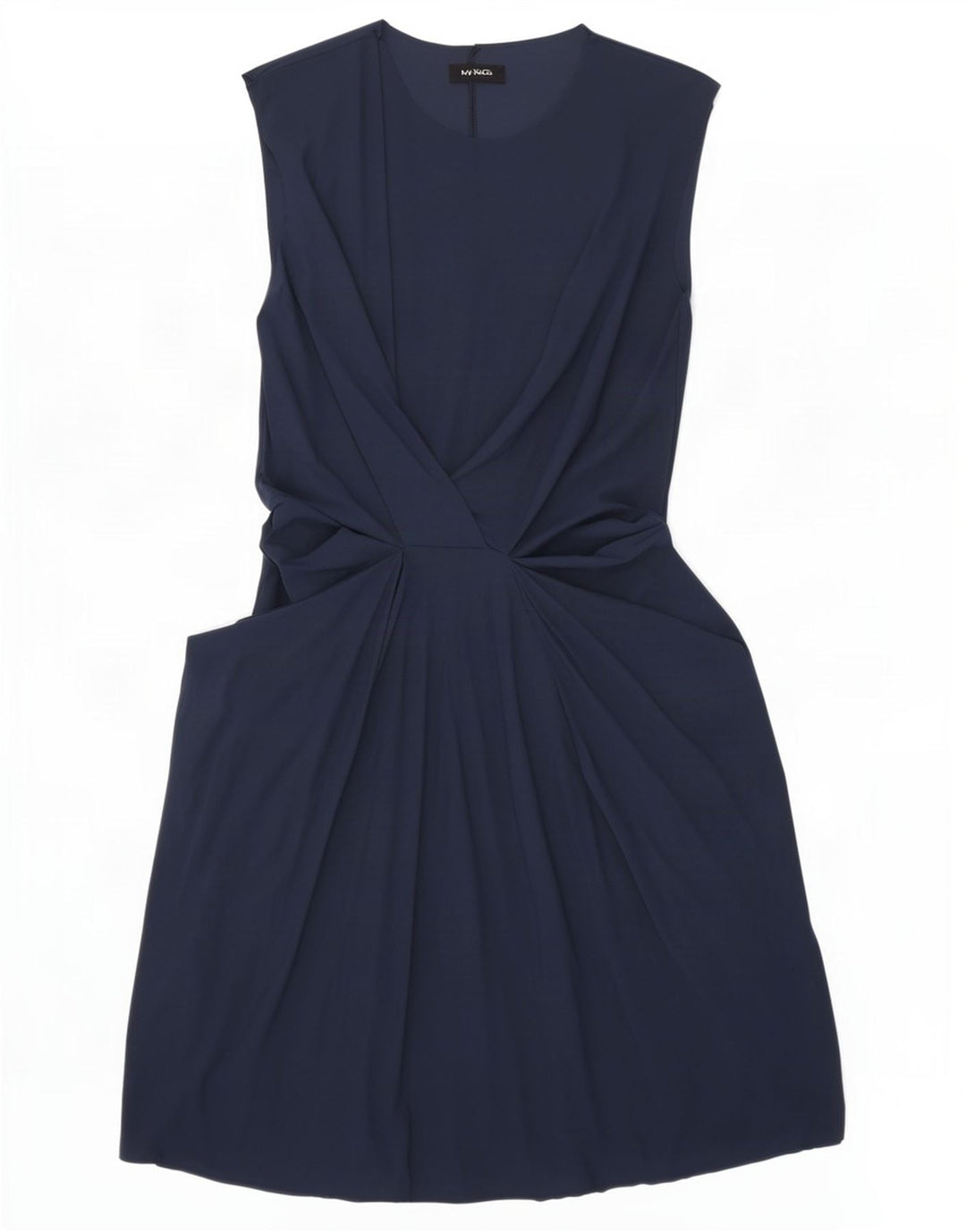 Max&Co. Γυναικείο αμάνικο φόρεμα A-Line UK 14 Large Navy Blue Polyamide
