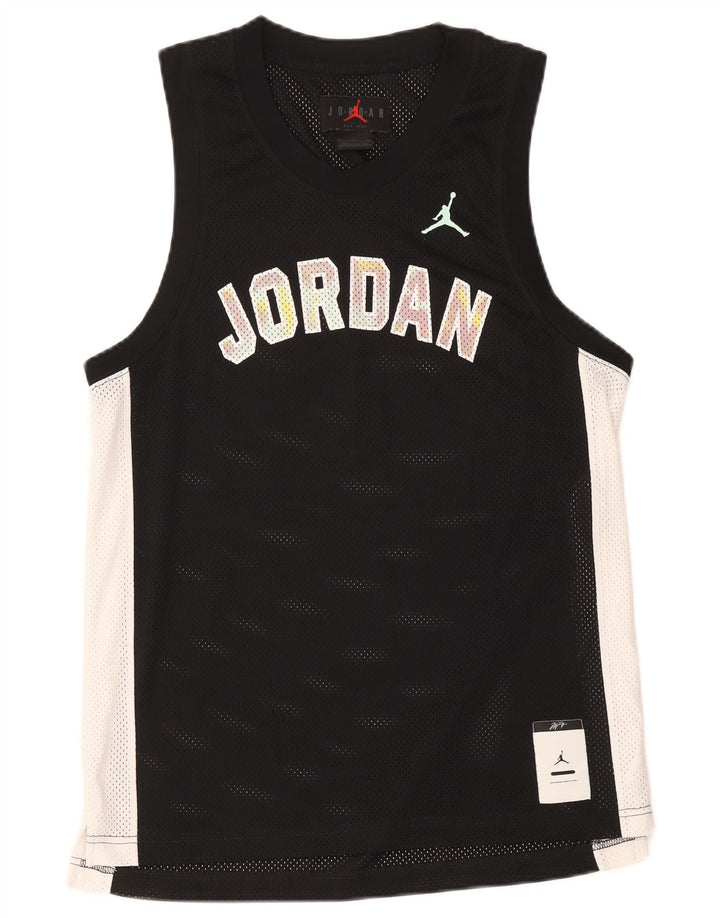 Ανδρικό γραφικό γιλέκο Jordan Top Small Black Colourblock Πολυεστέρας
