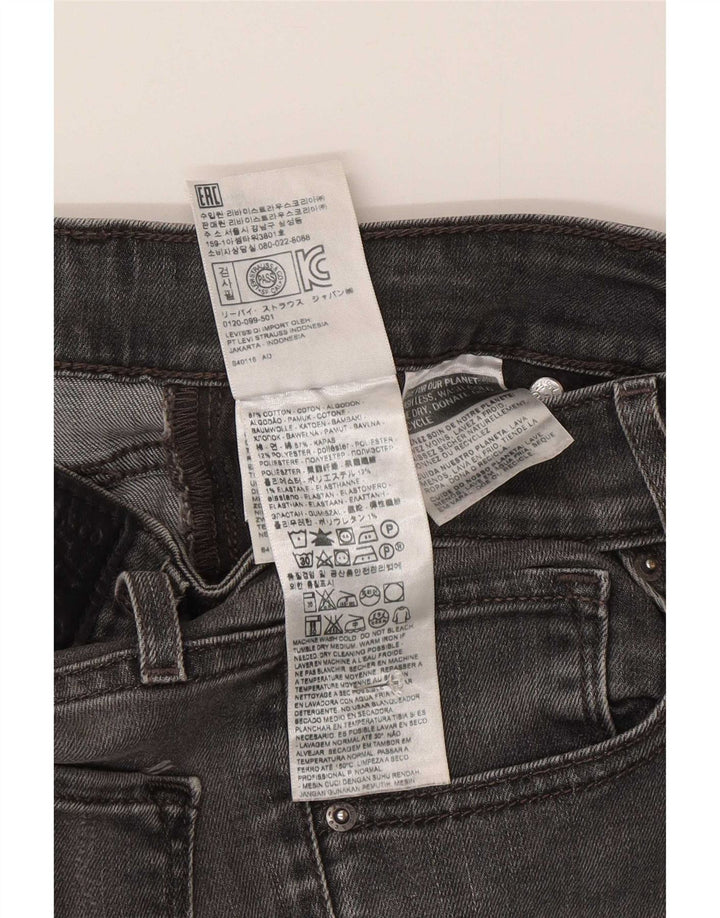 Γυναικείο Skinny Jeans Levi's W26 L34 Γκρι βαμβακερό