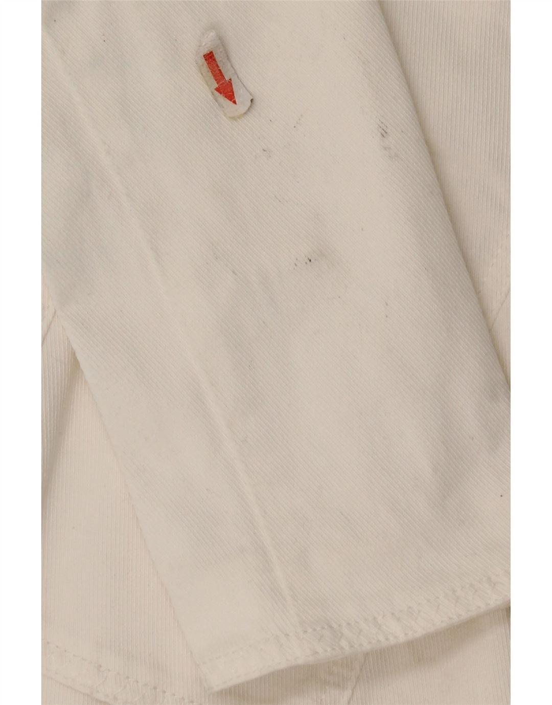 Armani Jeans Γυναικείο σακάκι 3 κουμπιών UK 10 Small λευκό βαμβακερό