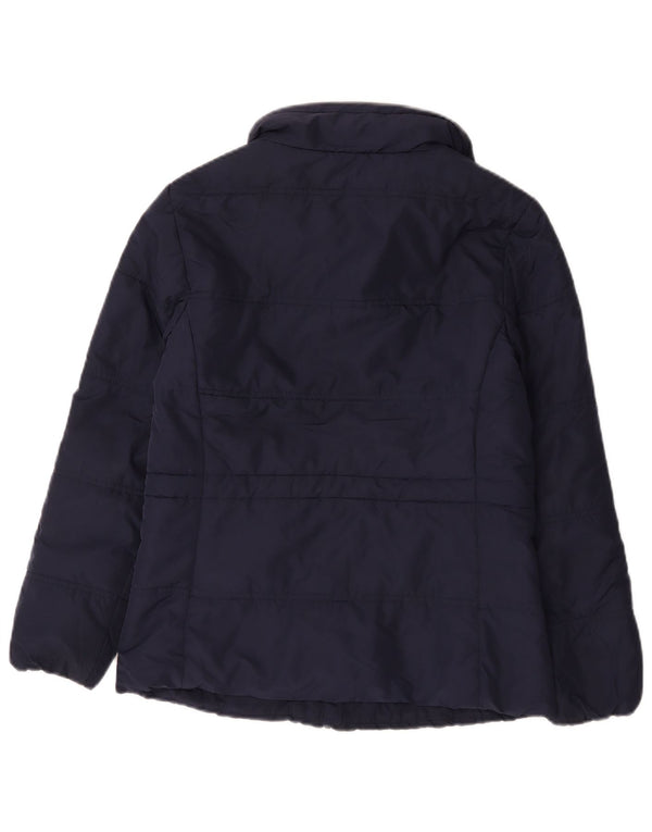 Marks & Spencer Γυναικείο μπουφάν με επένδυση UK 10 Small Navy Blue Polyester