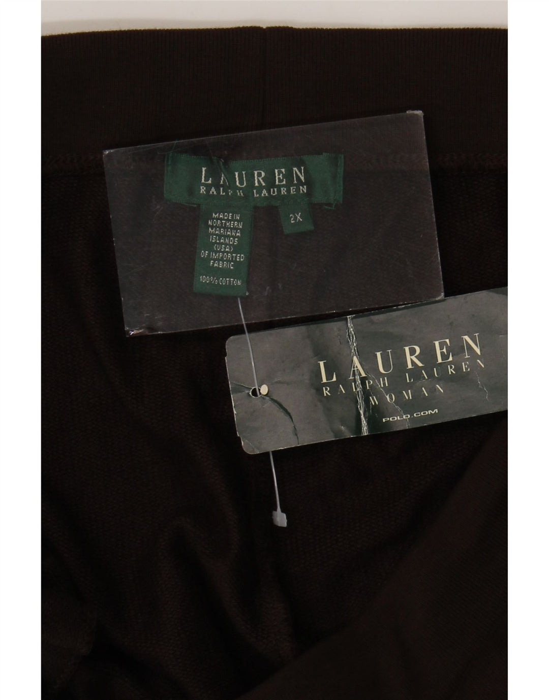 Γυναικεία αθλητική φόρμα Ralph Lauren Capri 2XL Καφέ βαμβακερή