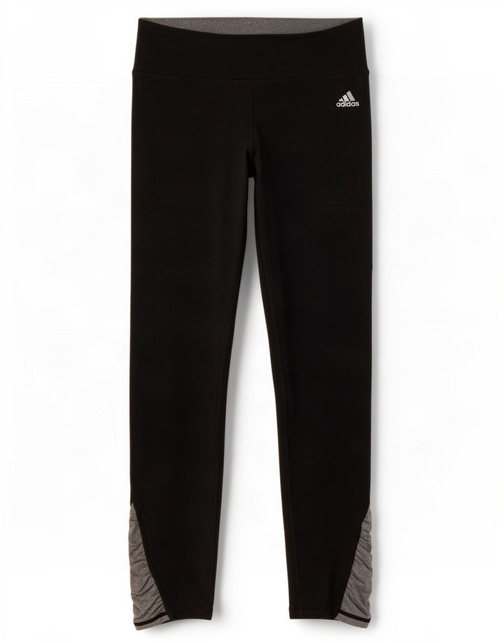 Γυναικεία κολάν Adidas Dri Fit UK 8/10 Small Black Colourblock Polyester