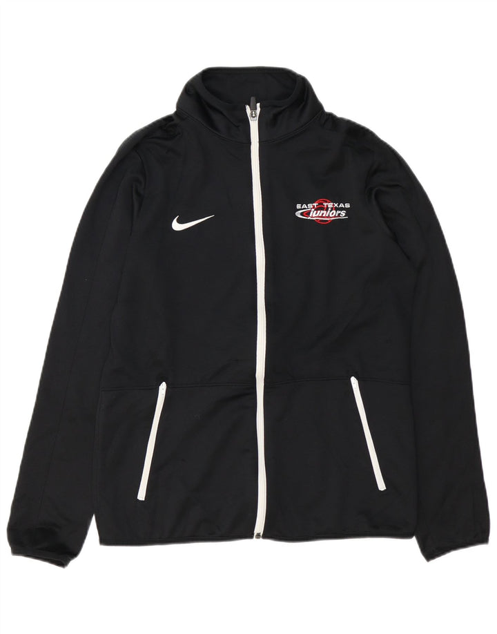 Γυναικεία φόρμα Nike Graphic Top Jacket UK 14 Medium Black Polyester