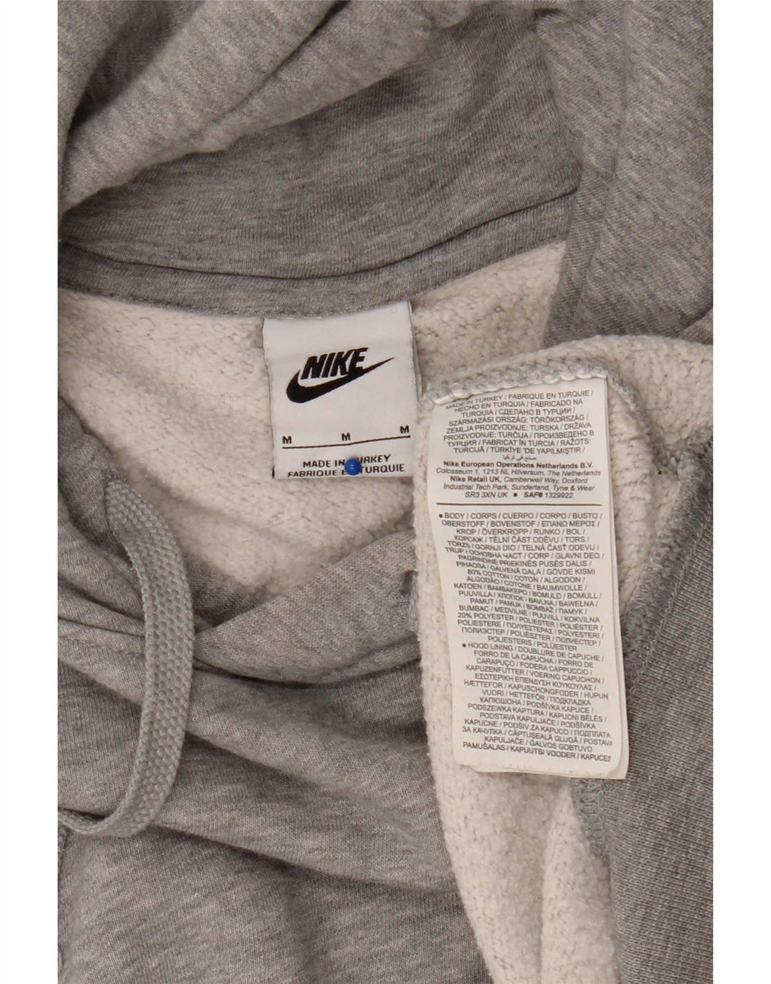 Ανδρικό φούτερ Nike, μεσαίο γκρι βαμβακερό