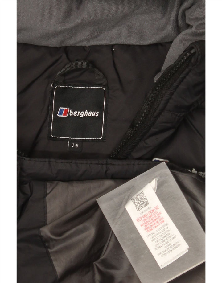 Μπουφάν BERGHAUS Boys Hooded padded Jacket 7-8 Years Black Polyamide