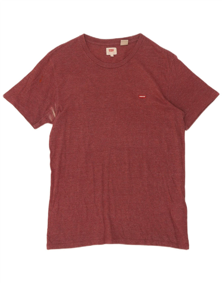 Ανδρικό T-Shirt Levi's Τοπ από μεσαίο βαμβακερό καφέ