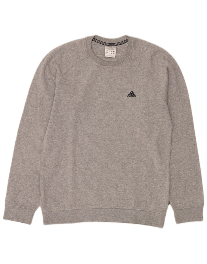 Ανδρικό φούτερ ADIDAS Jumper Μικρό Γκρι Βαμβακερό