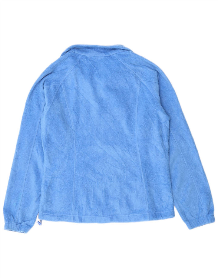 COLUMBIA Γυναικείο Fleece Jacket UK 14 Medium Blue Polyester