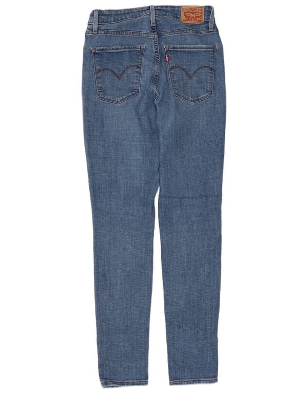 LEVI'S Γυναικείο 721 Ψηλό Skinny Jeans W28 L30 Μπλε βαμβακερό