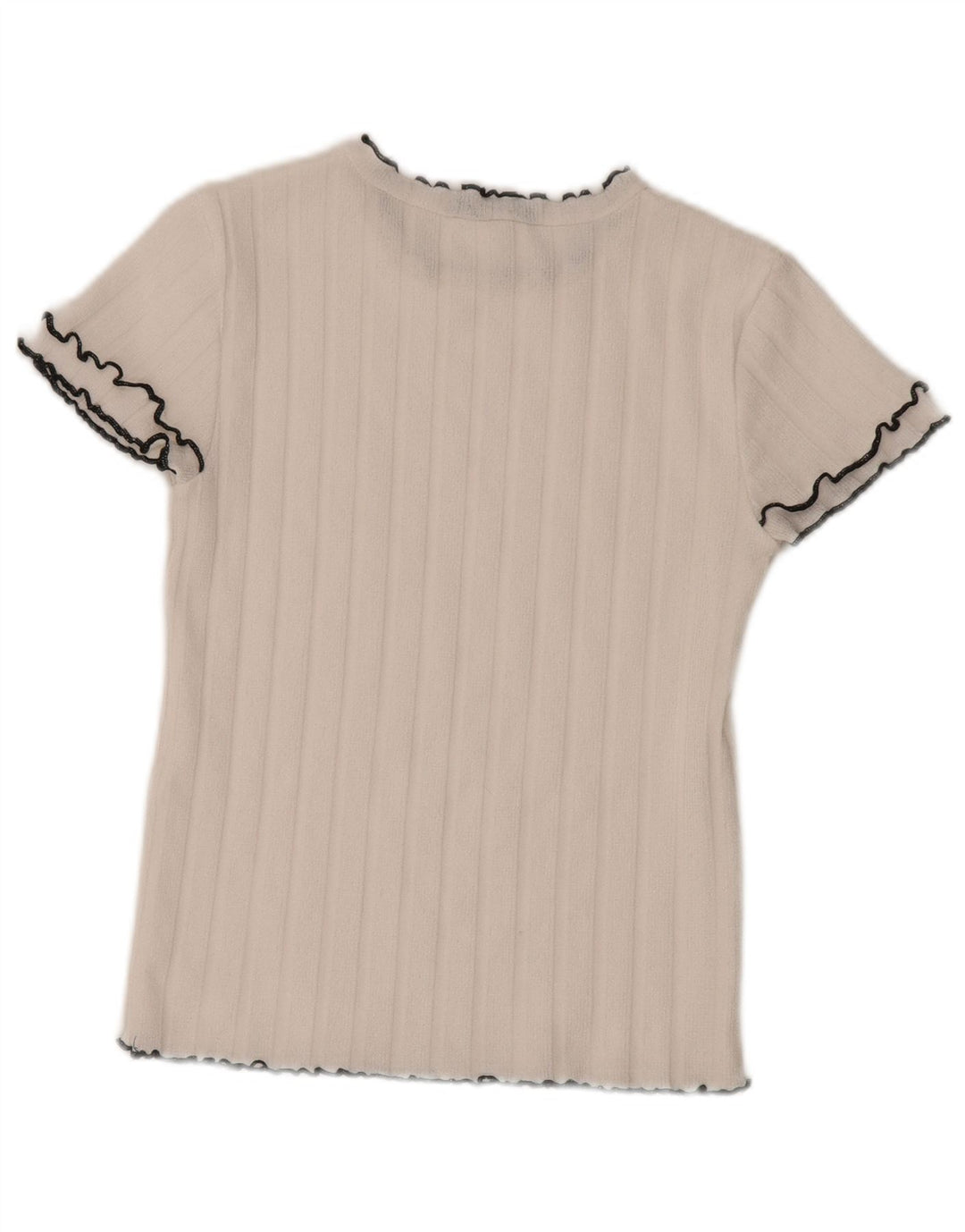 Zara Γυναικείο T-Shirt Top UK 12 Medium White