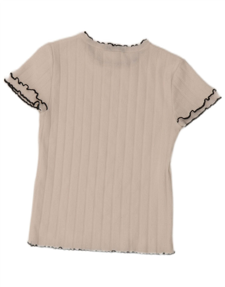 Zara Γυναικείο T-Shirt Top UK 12 Medium White