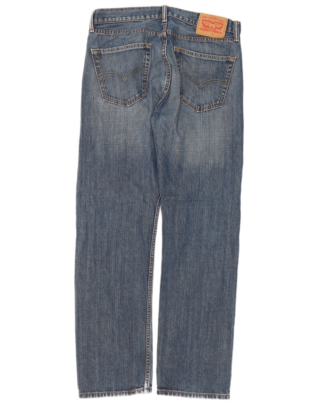 Ανδρικό τζιν Levi's Straight W33 L32 Μπλε βαμβακερό