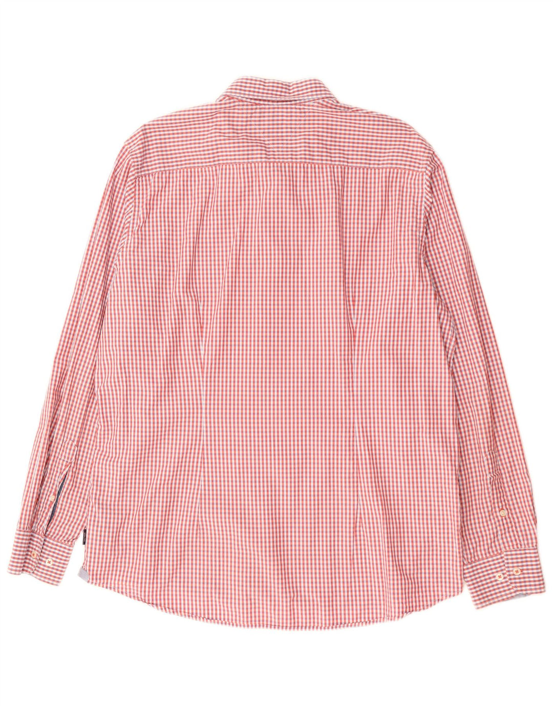 TOMMY HILFIGER Ανδρικό πουκάμισο Slim Fit 2XL Red Gingham Cotton