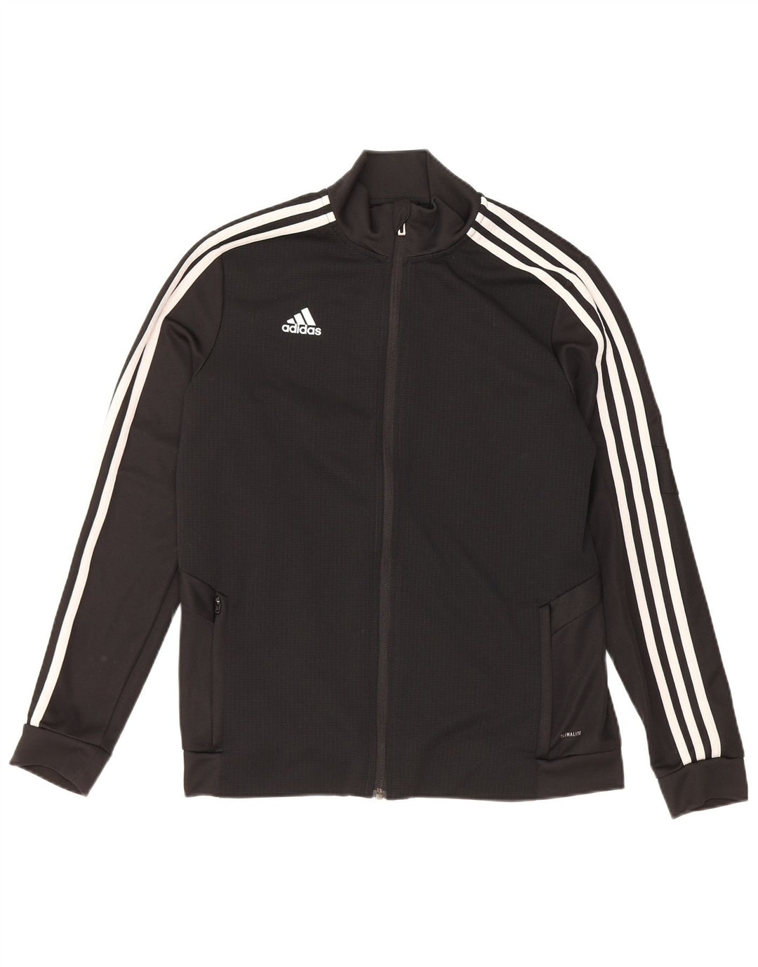 Γυναικεία φόρμα ADIDAS Climalite Top Jacket UK 16/18 Large Black