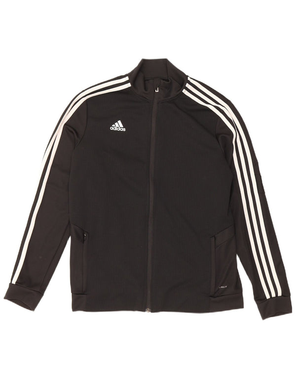 Γυναικεία φόρμα ADIDAS Climalite Top Jacket UK 16/18 Large Black