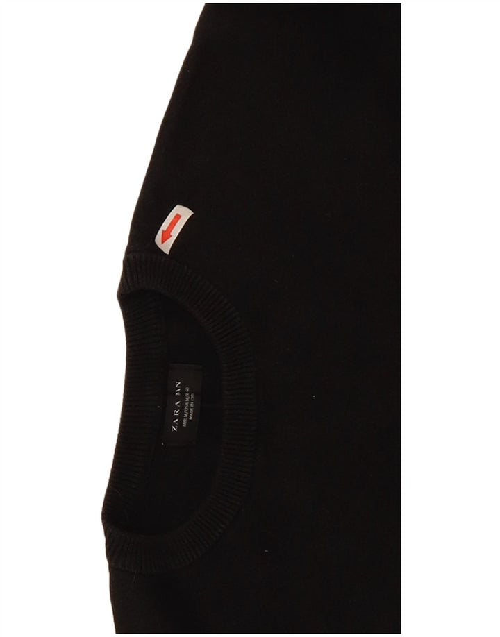 Ανδρικό φούτερ Zara Jumper Medium Μαύρο