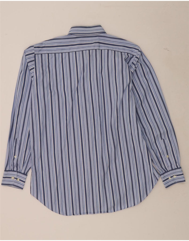ETRO Mens Shirt Size 43 Large Blue Striped Vintage Etro and Second-Hand Etro from Messina Hembry 