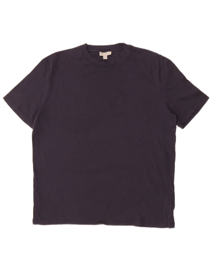 Ανδρικό T-Shirt Cos Top Large Navy Blue από βαμβάκι