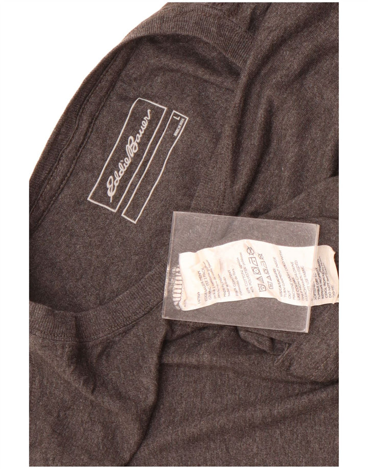 Ανδρικό T-Shirt Eddie Bauer Top μεγάλο γκρι βαμβακερό