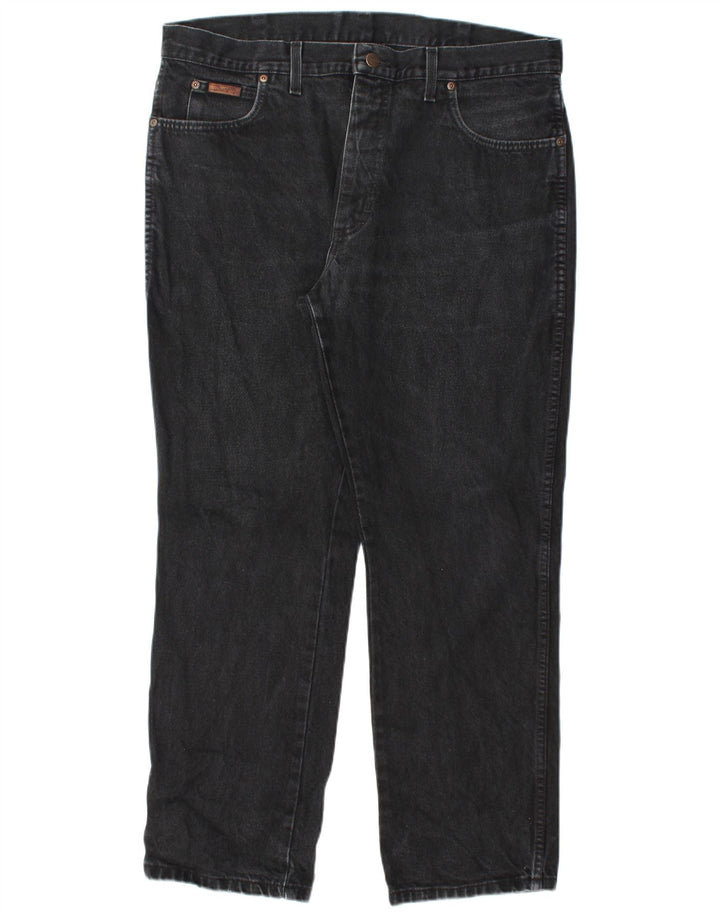 Ανδρικό τζιν WRANGLER ίσιο W36 L30 Γκρι